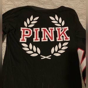 VS PINK long sleeve black shirt XS